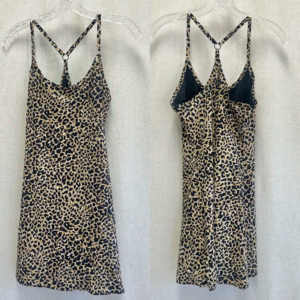 Outdoor Voices Leopard Print The Athletic Dress Small Racerback Built in Shorts - Picture 14 of 15